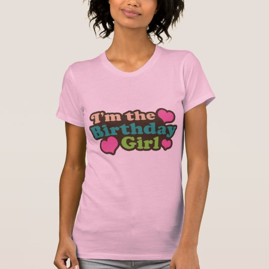 私は誕生日 Tシャツ (正面)