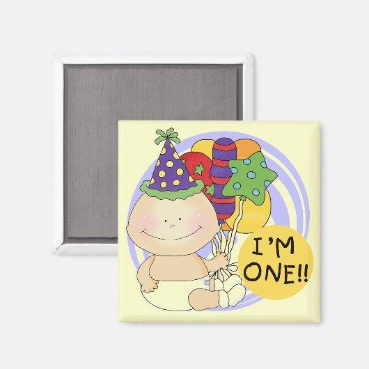 私は誕生日Tシャツとギフト一つだ マグネット (正面/裏面)