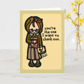 私は読だ。 カード (黄色い花)