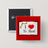 私は読むことを愛します 缶バッジ (正面&裏面)
