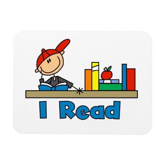 私は読む マグネット (横)