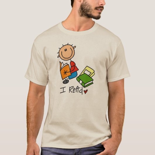 私は読む Tシャツ (正面)