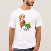 私は読む Tシャツ (正面)