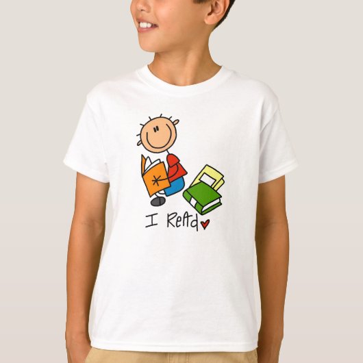 私は読む Tシャツ (正面)