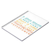 私は読シンボルや象徴あなたの超能力手話は何か ノートブック (左側)