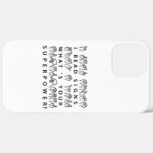 私は読シンボルや象徴あなたの超能力手話は何か Case-Mate iPhoneケース (裏面 (横))