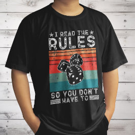私は読ルールだからゲームに参加する必要はない Tシャツ