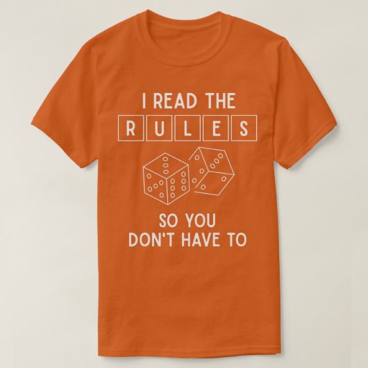 私は読ルール・ボードおもしろいゲームのボードゲームの愛 Tシャツ (デザイン正面)