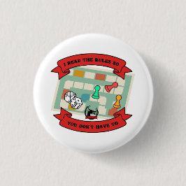 私は読ルール… 缶バッジ
