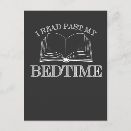 私は読寝る時の本おもしろいの読恋人を過去 ポストカード (正面)