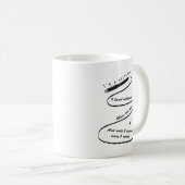 私は読書が好きな作家の作家のギフト11ozのマグです コーヒーマグカップ (正面右)