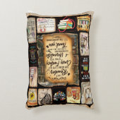 私は読書毛布、本好き毛布だ アクセントクッション (正面(垂直))