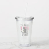 私は読本を書いて知っている アクリルタンブラー (裏面)