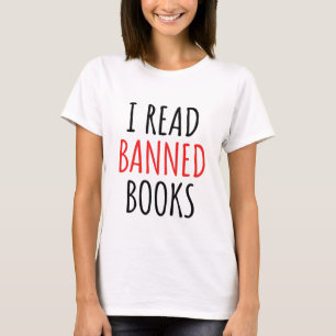 私は読本引用文を禁止おもしろいした Tシャツ