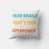 私は読点字あなたの超大国 クッション (裏面)