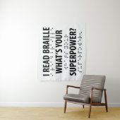 私は読点字あなたの超大国 タペストリー (インサイチュ)