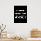 私は読点字あなたの超大国 ポスター (キッチン)