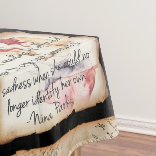 私は読者で、つまり私はファンタジーに住んでいるの熱狂するです テーブルクロス (インサイチュ)