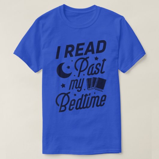 私は読過去私の就寝時間本の愛おもしろい者の読G Tシャツ (デザイン正面)