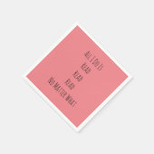 私は読 スタンダードカクテルナプキン (角)