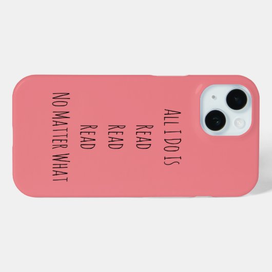 私は読 Case-Mate iPhoneケース (裏面 (横))