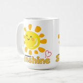 私は誰かのサンシャインマグカップだ コーヒーマグカップ (正面左)