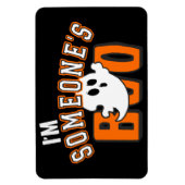 私は誰かのブー幽霊ハロウィンマグネット マグネット (縦)
