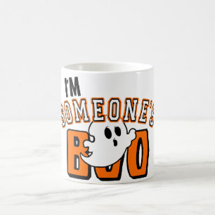 私は誰かのブー幽霊ハロウィーンコーヒーマグ コーヒーマグカップ