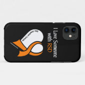 私は誰かを愛している…ハート/リボン…RSDケースメイトiPho Case-Mate iPhoneケース (裏面(横))