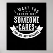 私は誰かを知ってほしい気に ポスター (正面)