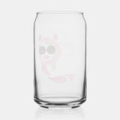 私は誰か推測 – 白い蓮 ガラス缶 (裏面)