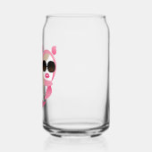 私は誰か推測 – 白い蓮 ガラス缶 (左)