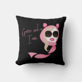 私は誰か推測 – 白い蓮 クッション (正面)