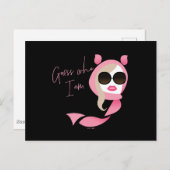 私は誰か推測 – 白い蓮 ポストカード (正面/裏面)