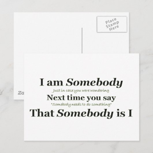 私は誰か ポストカード (正面/裏面)