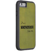 私は誰でも Case-Mate iPhoneケース (裏面/右)