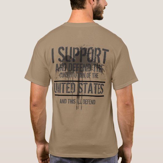 私は誰にも仕えない Tシャツ (裏面)