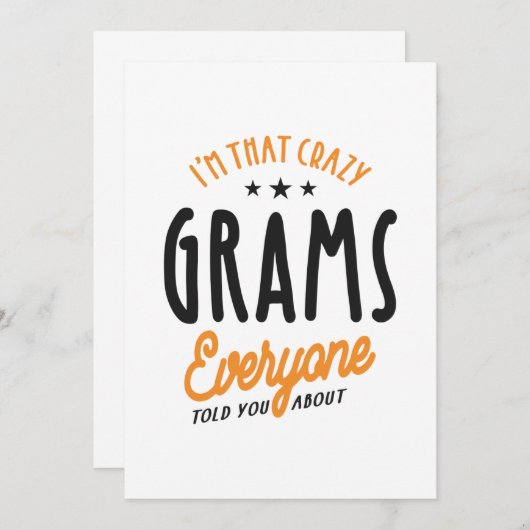 私は誰もがグラム熱狂するの女性だ サンキューカード (正面/裏面)