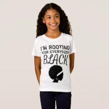 "私は誰もが黒い"女の子'sを応援