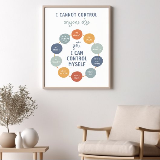 私は誰もカウンセラーのポスターをコントロールできない ポスター