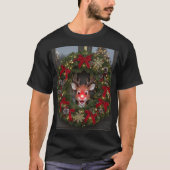 私は誰?クリスマスTシャツ Tシャツ (正面)