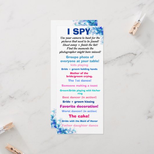 私は調査します! カード (正面/裏面インサイチュ)