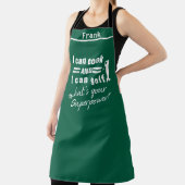 私は調理師とゴルフ、あなたのスーパーパワーゴルファーは何が出来る エプロン (インサイチュ)