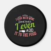 私は調理師とワイン マグネット (正面)