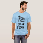 私は調理師を見た目と同じくらい良い。料理引用文 Tシャツ (正面フル)