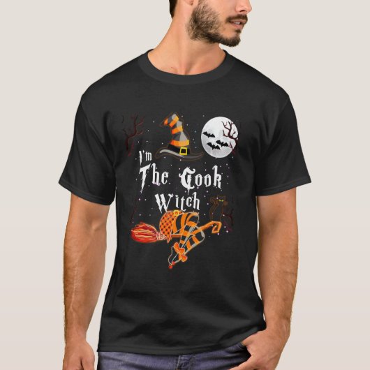私は調理師ウィッチハロウィンマッチンググループコスム Tシャツ (正面)