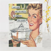 私は調理師 カード (黄色い花)