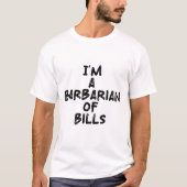 私は請求書のバーバリアン Tシャツ (正面)