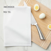 私は請求書を支払うために働く私は同意を覚えていない。 キッチンタオル (四つ折り)