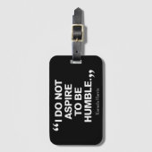 私は謙虚なカマラハリスになろうとしない引用文 ラゲッジタグ (正面縦)